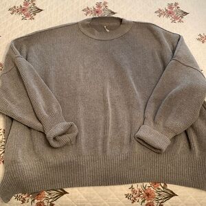 Free people grey sweater